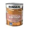 Ronseal Interior Varnish Satin Medium Oak - 750ml -Paint And Wallpaper Shop 12811557 3154831968360237