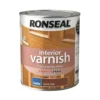 Ronseal Interior Varnish Satin Dark Oak - 750ml -Paint And Wallpaper Shop 12811569 1764831968193143