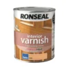 Ronseal Interior Varnish Satin Ash - 750ml -Paint And Wallpaper Shop 12811574 1554831968301860
