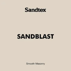 Sandtex Ultra Smooth Masonry Paint - Sandblast - 150ml -Paint And Wallpaper Shop 12813206 7904871563020144