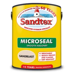 Sandtex® Ultra Smooth Masonry Paint Sandblast - 5L -Paint And Wallpaper Shop 12813208 7334871565139734