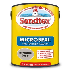 Sandtex® Textured Masonry Paint Plymouth Grey - 5L 19 Sandtex® Textured Masonry Paint Plymouth Grey - 5L -Paint And Wallpaper Shop 12813211 1874871565749772
