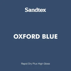 Sandtex® Rapid Dry Gloss Paint Oxford Blue - 750ml -Paint And Wallpaper Shop 12813508 2044951367212188