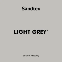Sandtex Ultra Smooth Masonry Paint - Light Grey - 150ml -Paint And Wallpaper Shop 12813514 1834871567388390
