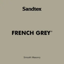 Sandtex Ultra Smooth Masonry Paint - French Grey - 150ml -Paint And Wallpaper Shop 12813519 1224871812425783