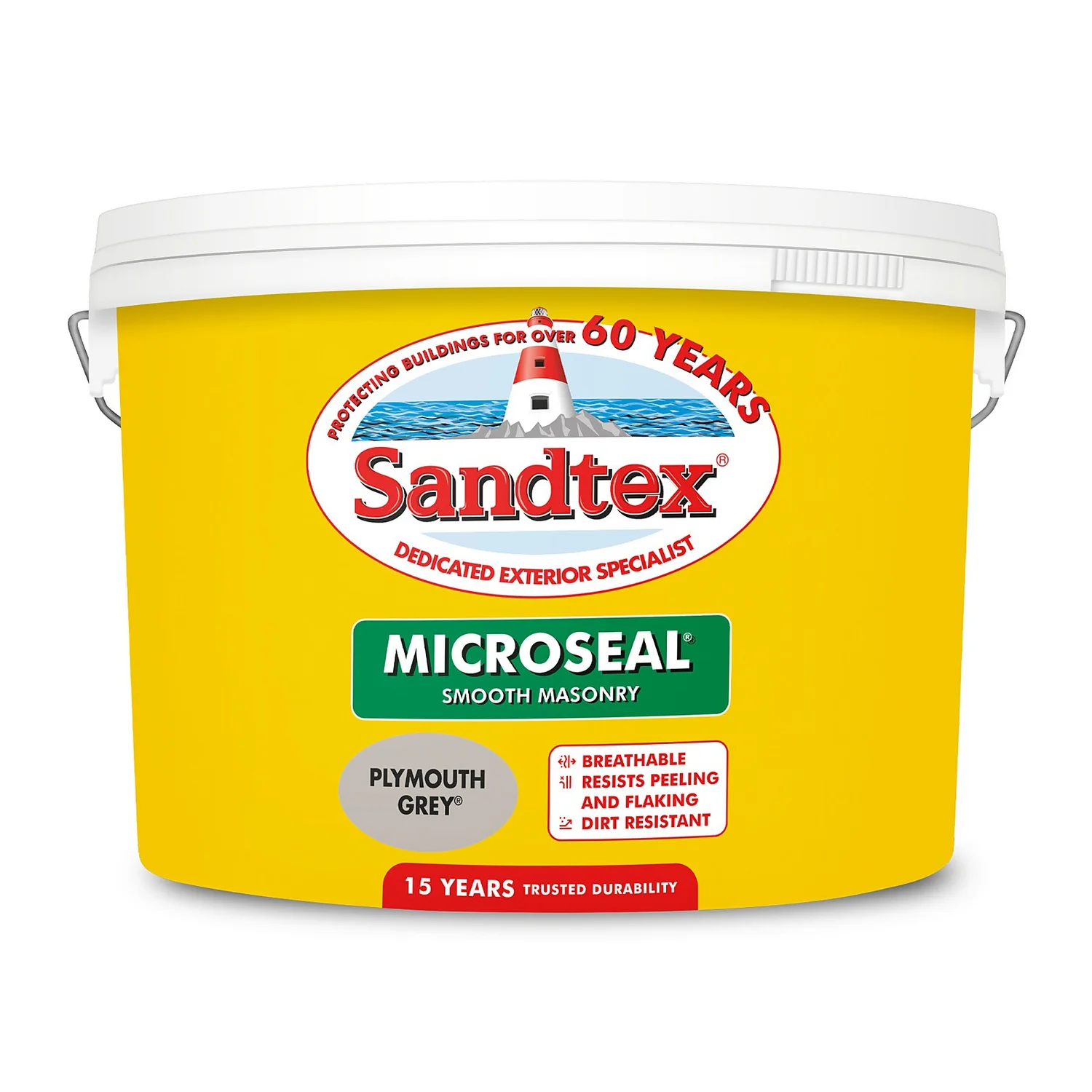 Sandtex® Ultra Smooth Masonry Paint Plymouth Grey - 10L 10 Sandtex® Ultra Smooth Masonry Paint Plymouth Grey - 10L - Image 8