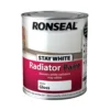 Ronseal Stays White Radiator Paint Gloss - 750ml -Paint And Wallpaper Shop 12813910 2094831884643116
