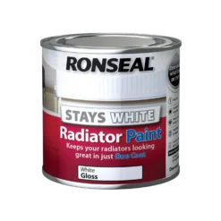 Ronseal Stays White Radiator Paint Gloss - 250ml