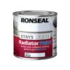 Ronseal Stays White Radiator Paint Matt - 250ml -Paint And Wallpaper Shop 12813916 7364831884404241