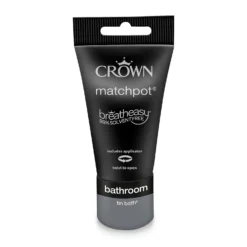 Crown Breatheasy Bathroom Mid Sheen Paint Tin Bath - Tester 40ml -Paint And Wallpaper Shop 12814053 1274857364705617