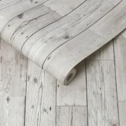 Fresco Wood Plank Neutral Wallpaper -Paint And Wallpaper Shop 12814451 1404832956929450