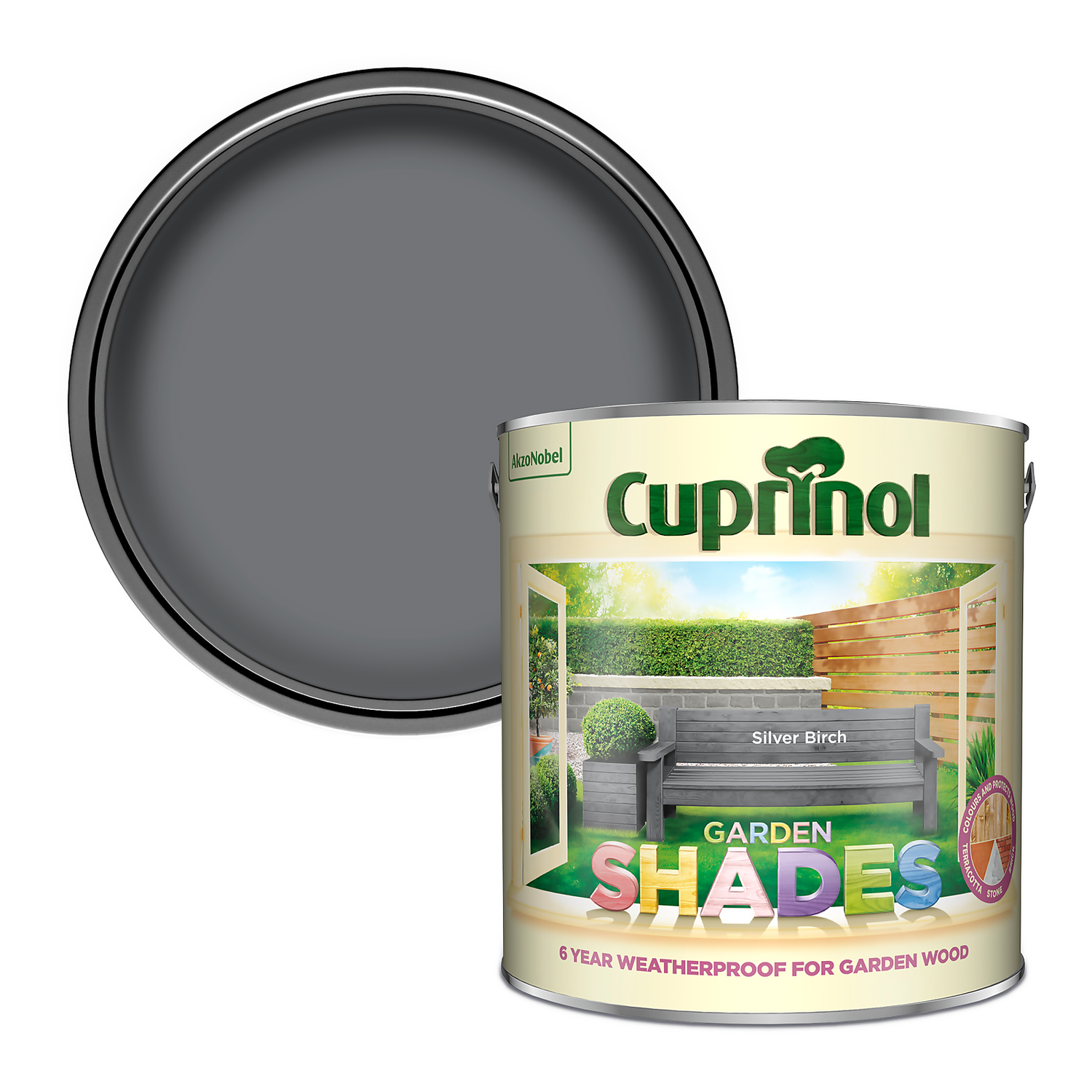 Cuprinol Garden Shades Silver Birch - 2.5L 3 Cuprinol Garden Shades Silver Birch - 2.5L