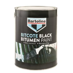 Bartoline Bitcote Black Bitumen Paint - 5L