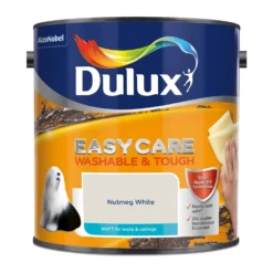 Dulux Easycare Washable & Tough Matt Paint Nutmeg White - 2.5L 12 Dulux Easycare Washable & Tough Matt Paint Nutmeg White - 2.5L -Paint And Wallpaper Shop 12815715 1004833236252451