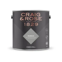 Craig & Rose 1829 Eggshell Paint Dundas - 2.5L -Paint And Wallpaper Shop 12817692 1364832956619394