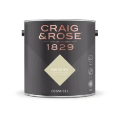 Craig & Rose 1829 Eggshell Paint Eau De Nil - 2.5L -Paint And Wallpaper Shop 12817693 2754832957120127
