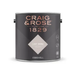 Craig & Rose 1829 Eggshell Paint Lady Emma - 2.5L 5 Craig & Rose 1829 Eggshell Paint Lady Emma - 2.5L -Paint And Wallpaper Shop 12817806 9934832954229501