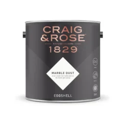 Craig & Rose 1829 Eggshell Paint Marble Dust - 2.5L 6 Craig & Rose 1829 Eggshell Paint Marble Dust - 2.5L -Paint And Wallpaper Shop 12817816 1594832953379502
