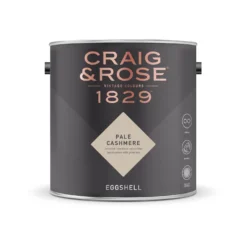 Craig & Rose 1829 Eggshell Paint Pale Cashmere - 2.5L 6 Craig & Rose 1829 Eggshell Paint Pale Cashmere - 2.5L -Paint And Wallpaper Shop 12817831 1654832953167189