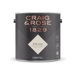 Craig & Rose 1829 Eggshell Paint Pipe Clay - 2.5L -Paint And Wallpaper Shop 12817970 1964832956760304