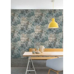 Grandeco Tempera Blue Paste The Wall Concrete Effect Wallpaper -Paint And Wallpaper Shop 12818720 2114876701190773