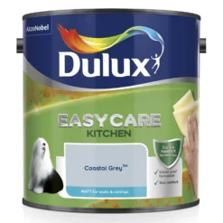 Dulux Easycare Kitchen Coastal Grey Matt Paint - 2.5L -Paint And Wallpaper Shop 12819128 1044833217600758