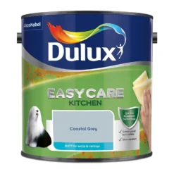 Dulux Easycare Kitchen Coastal Grey Matt Paint - 2.5L -Paint And Wallpaper Shop 12819128 2444833217468473