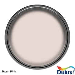 Dulux Easycare Bathroom Blush Pink Soft Sheen Paint - 2.5L -Paint And Wallpaper Shop 12819246 4884833218838474