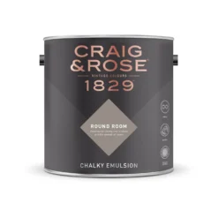 Craig & Rose 1829 Chalky Matt Emulsion Paint Round Room - 2.5L -Paint And Wallpaper Shop 12819327 8274833222283074