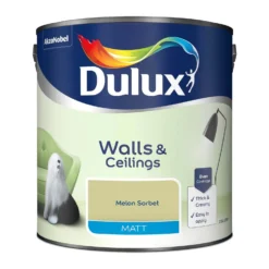 Dulux Matt Emulsion Paint Melon Sorbet - 2.5L -Paint And Wallpaper Shop 12819493 8714833218101011