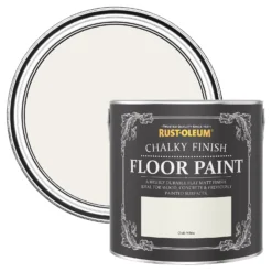 Rust-Oleum Chalky Floor Paint Chalk White - 2.5L
