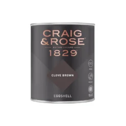 Craig & Rose 1829 Eggshell Paint Clove Brown - 750ml -Paint And Wallpaper Shop 12819917 1354833225250557