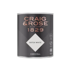 Craig & Rose 1829 Eggshell Paint Dutch White - 750ml -Paint And Wallpaper Shop 12820028 6764833220945053