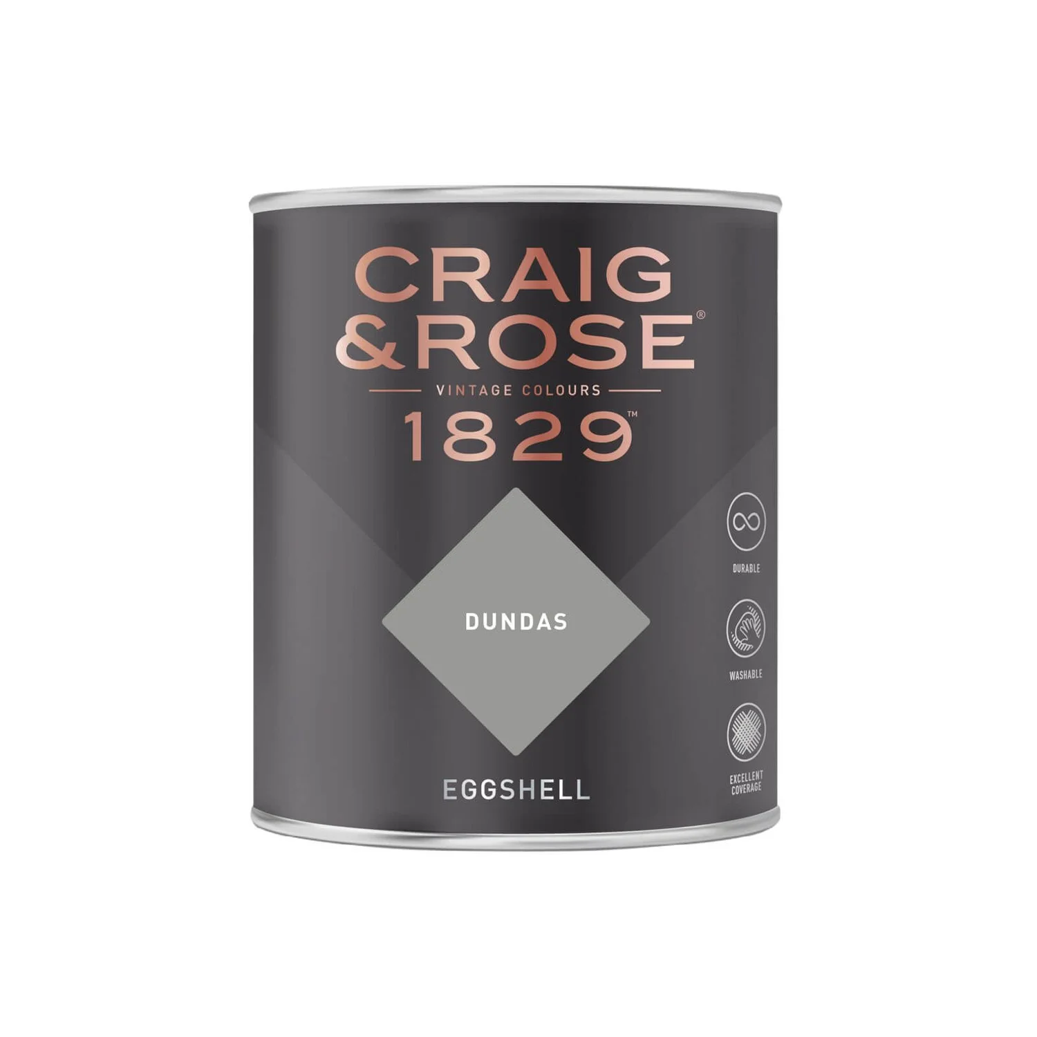 Craig & Rose 1829 Eggshell Paint Dundas - 750ml 4 Craig & Rose 1829 Eggshell Paint Dundas - 750ml - Image 2