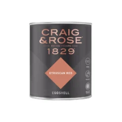 Craig & Rose 1829 Eggshell Paint Etruscan Red - 750ml -Paint And Wallpaper Shop 12820041 1984833221429052