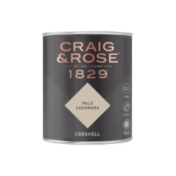 Craig & Rose 1829 Eggshell Paint Pale Cashmere - 750ml -Paint And Wallpaper Shop 12820289 1194833222156597