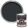 Farrow & Ball Modern Eggshell Paint Pitch Black - 750ml
