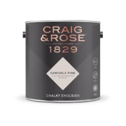 Craig & Rose 1829 Chalky Emulsion Paint Camisole Pink - 2.5L 5 Craig & Rose 1829 Chalky Emulsion Paint Camisole Pink - 2.5L -Paint And Wallpaper Shop 12820463 3444832991264978