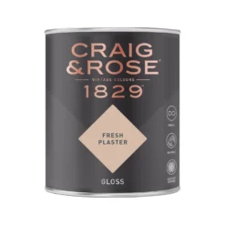 Craig & Rose 1829 Gloss Paint Fresh Plaster - 750ml -Paint And Wallpaper Shop 12820733 2134833221583699