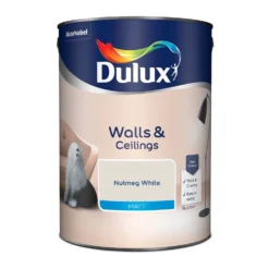 Dulux Natural Hints Matt Emulsion Paint Nutmeg White - 5L 12 Dulux Natural Hints Matt Emulsion Paint Nutmeg White - 5L -Paint And Wallpaper Shop 12820768 1554833222275769