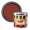 Ronseal 10 Year Woodstain Deep Mahogany Satin - 2.5L -Paint And Wallpaper Shop 12820829 1404949530974258