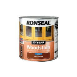 Ronseal 10 Year Woodstain Antique Pine Satin - 2.5L -Paint And Wallpaper Shop 12820833 8254949530791966