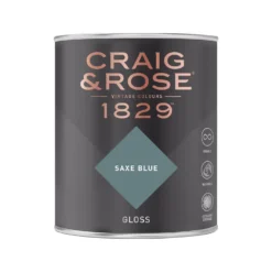 Craig & Rose 1829 Gloss Saxe Blue - 750ml 5 Craig & Rose 1829 Gloss Saxe Blue - 750ml -Paint And Wallpaper Shop 12821121 1704833207406275