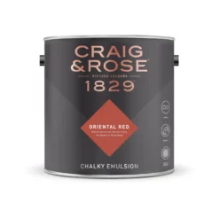 Craig & Rose 1829 Chalky Emulsion Paint Oriental Red - Tester 50ml 6 Craig & Rose 1829 Chalky Emulsion Paint Oriental Red - Tester 50ml -Paint And Wallpaper Shop 12821259 9354833172694697