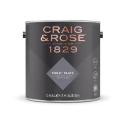 Craig & Rose 1829 Chalky Emulsion Paint Violet Slate - Tester 50ml -Paint And Wallpaper Shop 12821515 3694833171326073