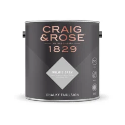 Craig & Rose 1829 Chalky Emulsion Paint Wilkie Grey - Tester 50ml -Paint And Wallpaper Shop 12821532 9244833171429375
