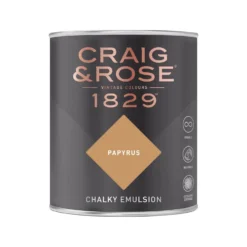 Craig & Rose 1829 Chalky Emulsion Paint Papyrus - 750ml -Paint And Wallpaper Shop 12821740 1784833172688328