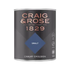 Craig & Rose 1829 Chalky Emulsion Paint Smalt - 750ml -Paint And Wallpaper Shop 12821785 2064833172991208