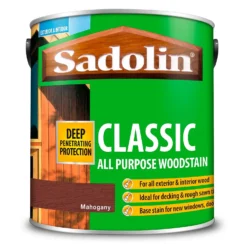 Sadolin Classic All Purpose Woodstain Mahogany - 2.5L 17 Sadolin Classic All Purpose Woodstain Mahogany - 2.5L -Paint And Wallpaper Shop 12822022 1894951406675739