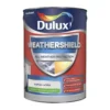 Dulux Weathershield Smooth Masonry Paint Ashen White - 5L -Paint And Wallpaper Shop 12822854 1394831916960835